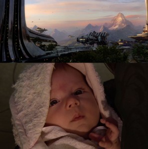 Alderaan and Baby Leia