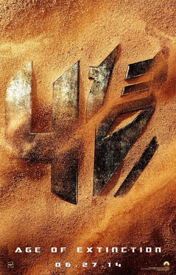 Transformers 4 is Age of Extinction plus the Poster hinting at Dinobots?